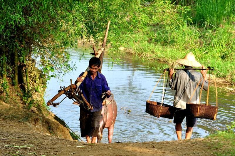 Uno stile di vita locale tranquillo nel cuore di Pu Luong