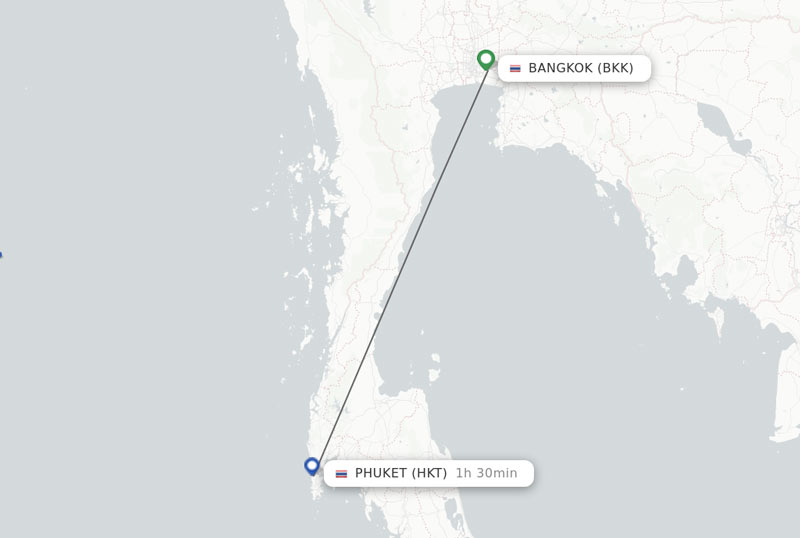 Volo da Bangkok a Phuket
