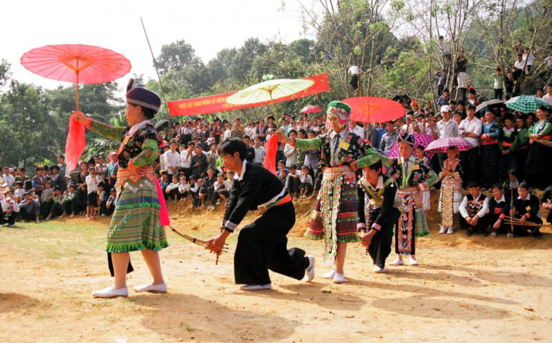 Festival Gau Tao Ha Giang celebrazione