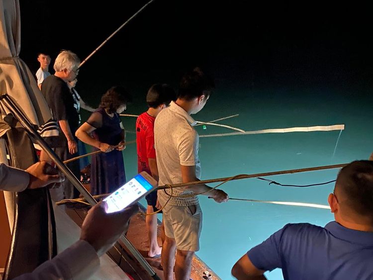 Andiamo a pescare calamari di notte
