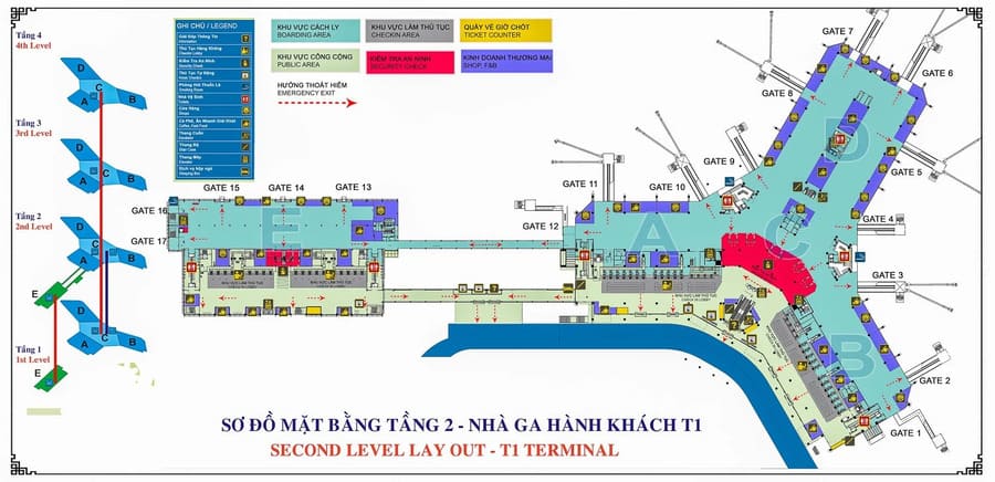 terminal 1 level 2