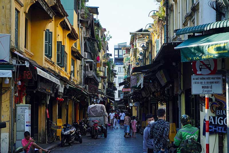 quartiere vecchio di hanoi oggi
