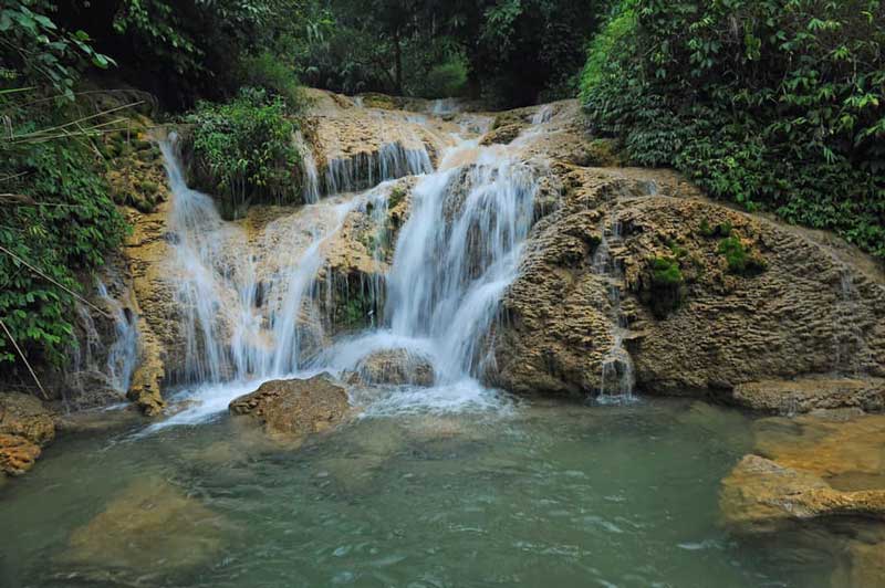 Cascata Hieu dal villaggio di Hieu