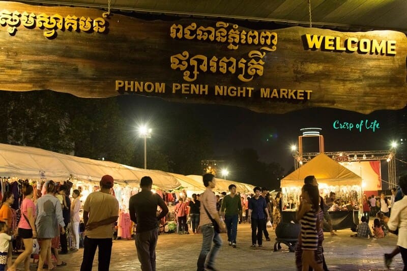 Mercato notturno di Phnom Penh