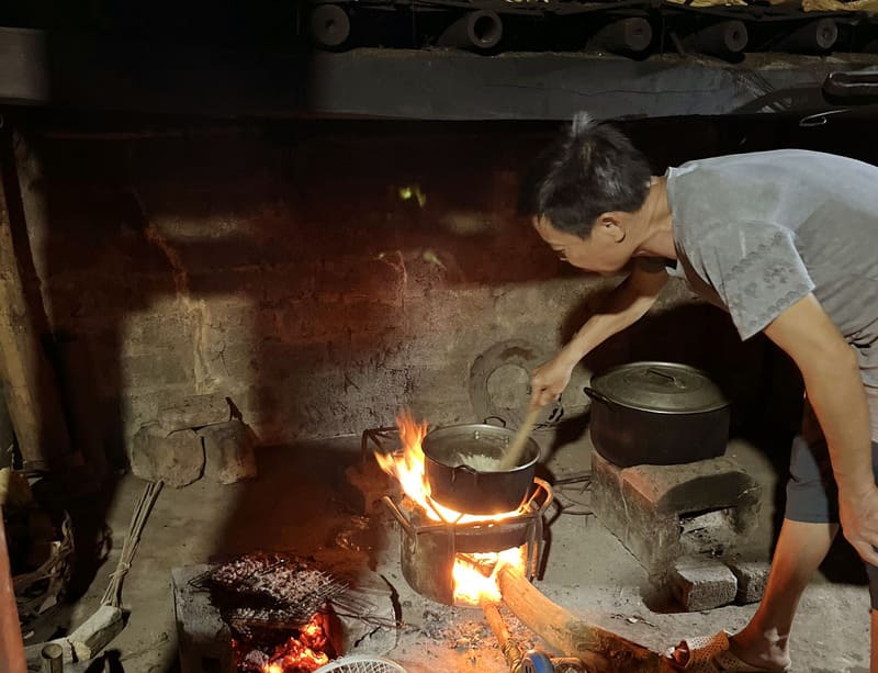 La cucina in legno