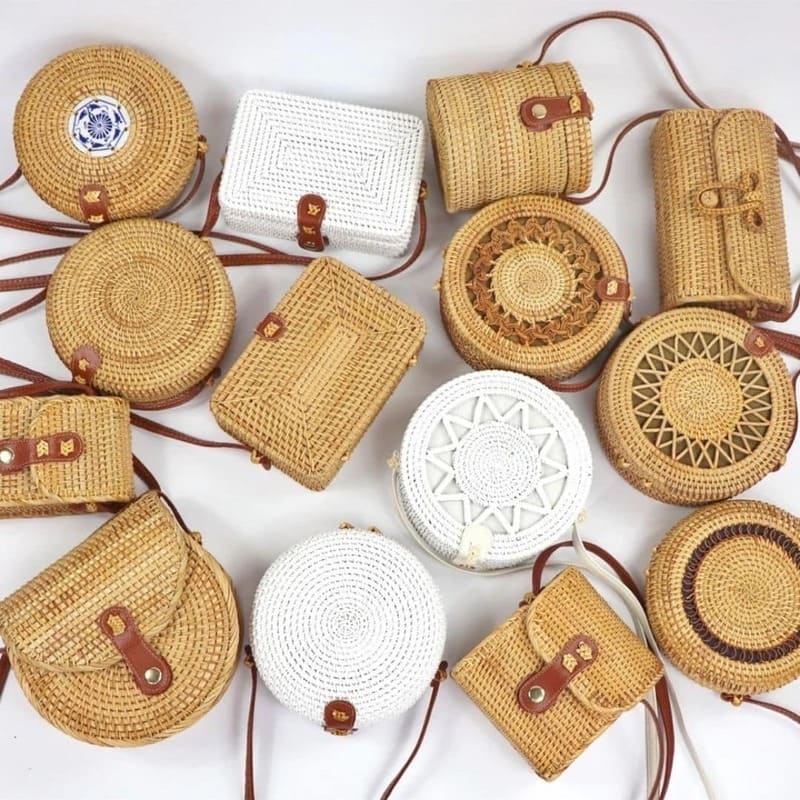 Borse di rattan e borse