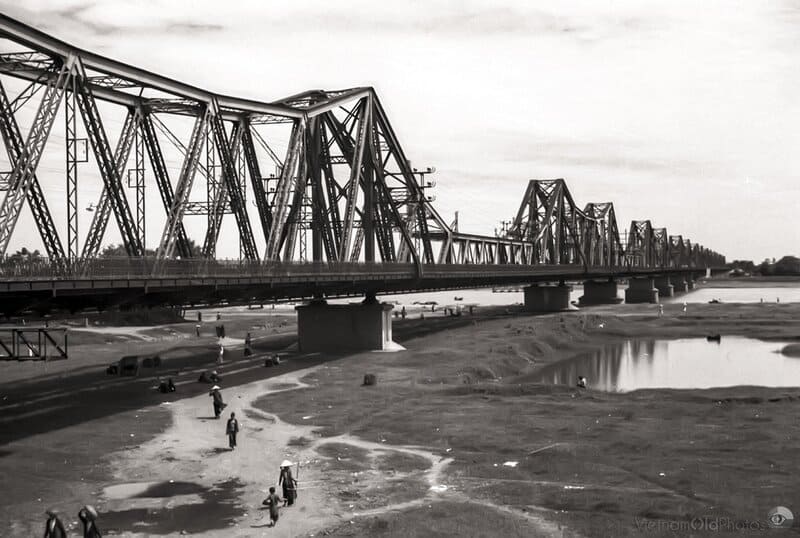 Il ponte di Long Bien nel passato