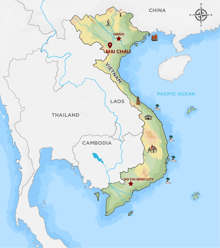 Mappa di Mai Chau