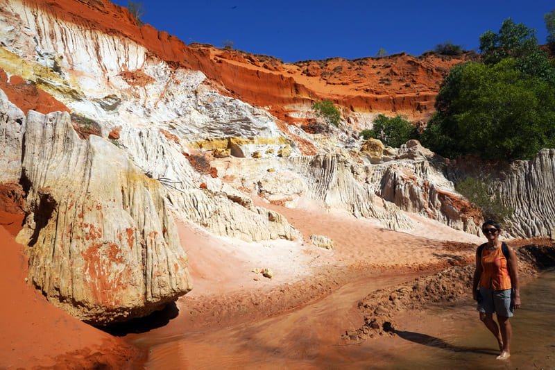 Immagine reale di un nostro viaggiatore a Fairy Creek