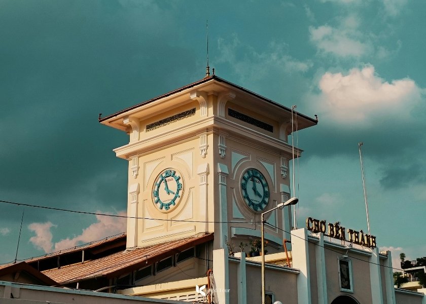 Il mercato di Ben Thanh, un'icona di Ho Chi Minh City.
