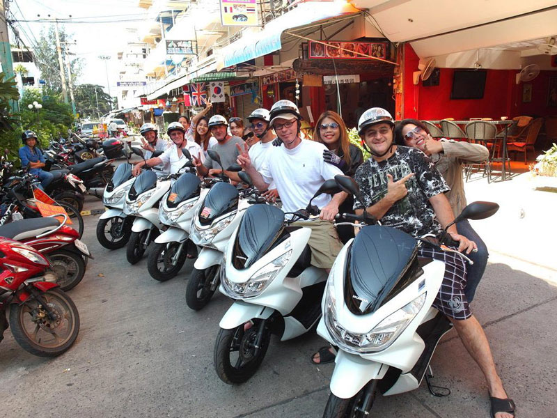 Scooter in Thailandia