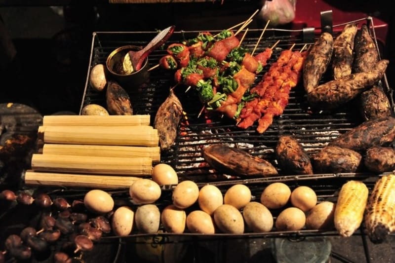 Sapa grilled food