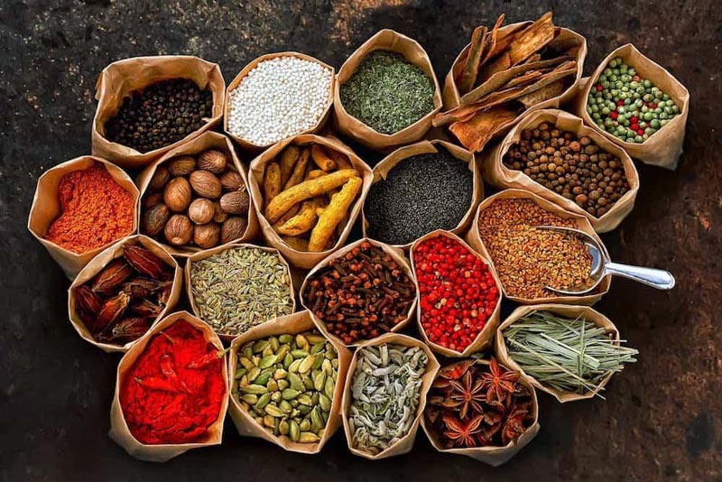 Spezie e salse piccanti Thai