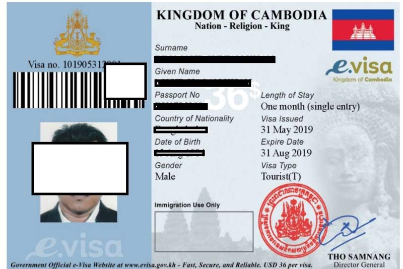 cambodia evisa