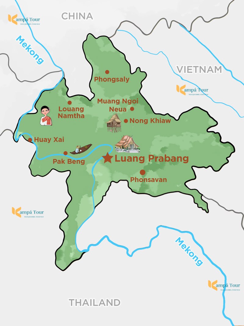 nord del Laos
