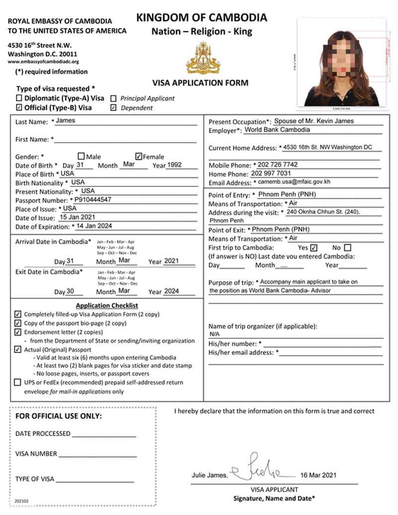 a renewal form