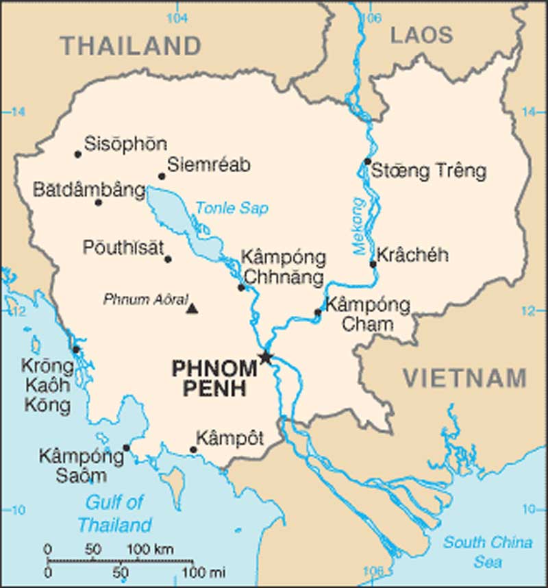 aeroporti regionali in Cambogia