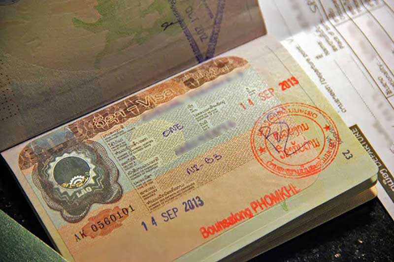 Visa requested at the Laos Embassy