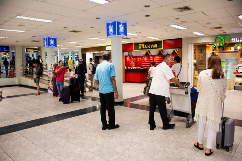 Interno dell’Aeroporto Internazionale di Hat Yai