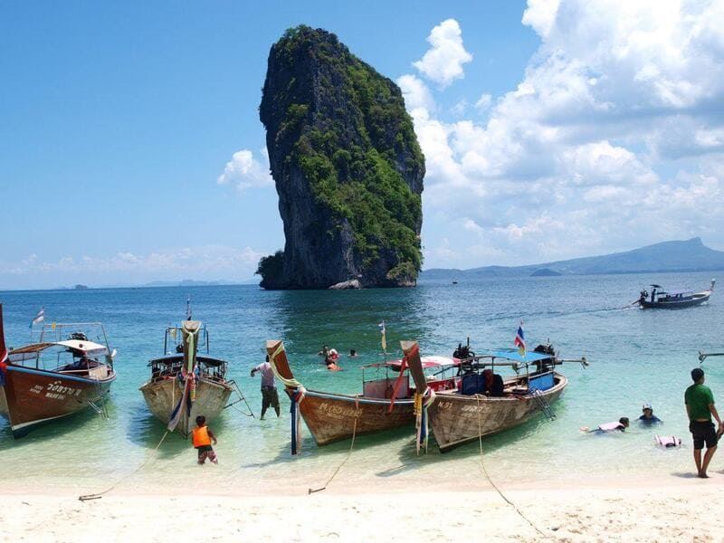 Barche tradizionali in Thailand