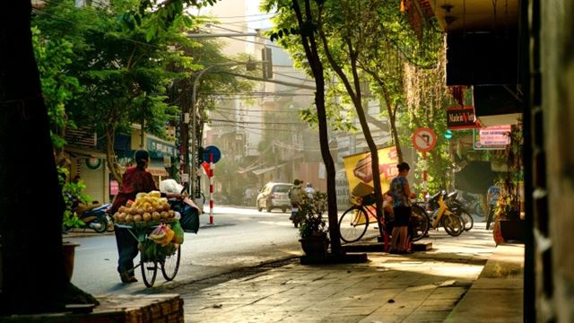 Arrivo ad Hanoi