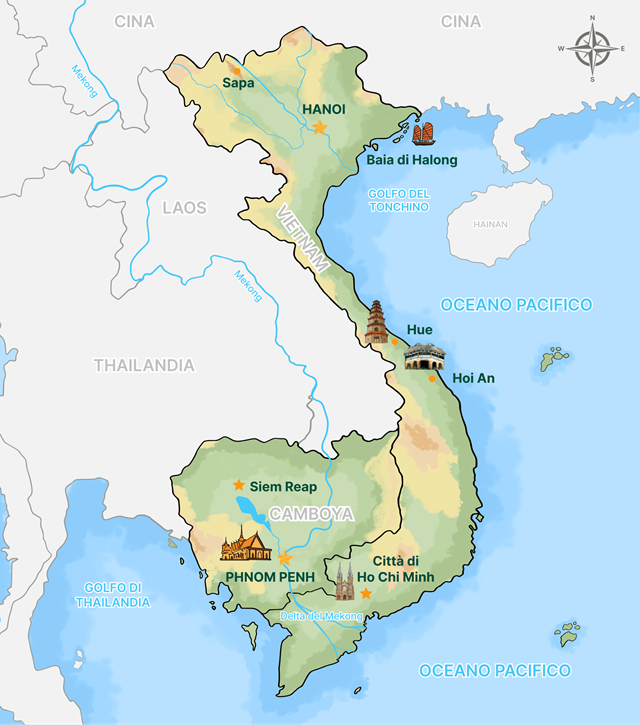Viaggi in Vietnam e Cambogia